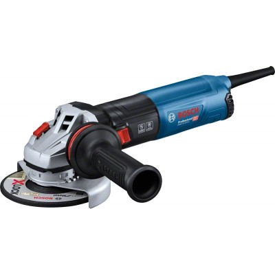 Кутова шліфмашина Bosch Professional GWS 14-125 S з регулюванням і антивібраційною рукояткою (06017D0100)