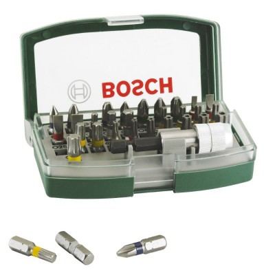 Набір біт Bosch, 32 шт + магнітний тримач (2607017063)