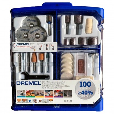 Набір багатофункціональних насадок Dremel 100 шт. (2615S723JA)