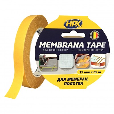 Стрічка двохстороння Membrana Tape HPX 15мм х 25 м (MEM1525)