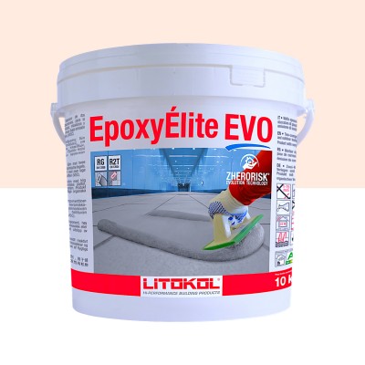 Епоксидна фуга Litokol Epoxyelite EVO c.205 двокомпонентна травертин (бежева) 10 кг (EEEVOTRV0010)