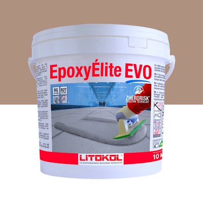 Эпоксидная затирка Litokol Epoxyelite EVO c.225 двухкомпонентная табакко (светло-коричневая) 10 кг (EEEVOTBC0010)