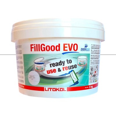 Поліуретанова фуга Litokol FillGood EVO 100 екстра біла 5 кг (FGEVOBSS0005)