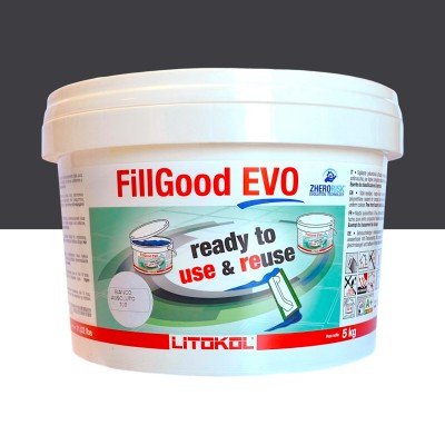 Поліуретанова фуга Litokol FillGood EVO 140 графіт 5 кг (FGEVONGR0005)