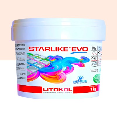 Епоксидна фуга Litokol Starlike EVO 205 травертин 1 кг (STEVOTRV0001)