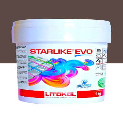 Епоксидна фуга Litokol Starlike EVO 230 какао (коричнева) 1 кг (STEVOCCA0001)