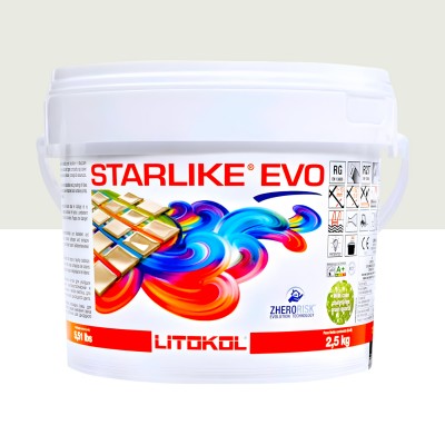 Епоксидна фуга Litokol Starlike EVO 113 нейтральна 2,5 кг (STEVONTR02.5)