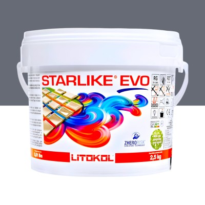 Епоксидна фуга Litokol Starlike EVO 130 ардезія 2,5 кг (STEVOGRD02.5)