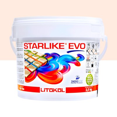 Епоксидна фуга Litokol Starlike EVO 205 травертин 2,5 кг (STEVOTRV02.5)