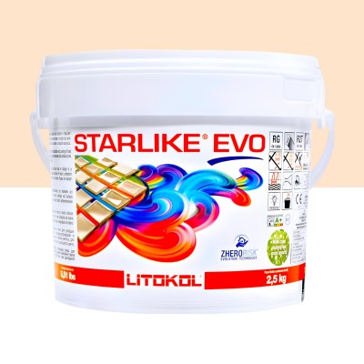 Епоксидна фуга Litokol Starlike EVO 208 пісочна 2,5 кг (STEVOSBB02.5)