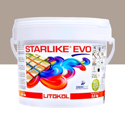 Епоксидна фуга Litokol Starlike EVO 215 тортора 2,5 кг (STEVOTRT02.5)