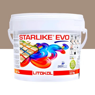 Епоксидна фуга Litokol Starlike EVO 225 табакко 2,5 кг (STEVOTBC02.5)