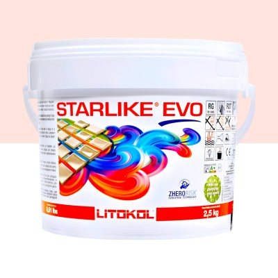 Епоксидна фуга Litokol Starlike EVO 500 пудрова 2,5 кг (STEVORCP02.5)