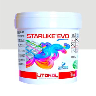 Епоксидна фуга Litokol Starlike EVO 105 титанова 5 кг (STEVOBTT0005)