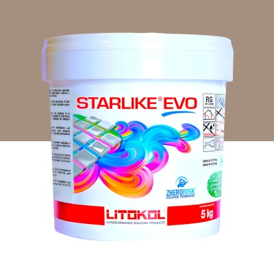 Епоксидна фуга Litokol Starlike EVO 225 табакко 5 кг (STEVOTBC0005)