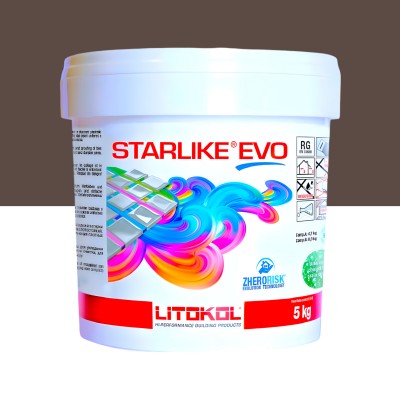 Епоксидна фуга Litokol Starlike EVO 230 какао 5 кг (STEVOCCA0005)