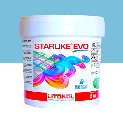 Епоксидна фуга Litokol Starlike EVO 340 денім 5 кг (STEVOBDN0005)