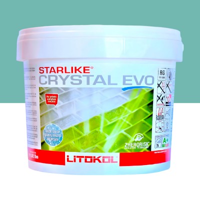 Епоксидна фуга Litokol Starlike EVO ColorCrystal 810 зелений хамелеон 2,5 кг (CCEVOVCP02.5)