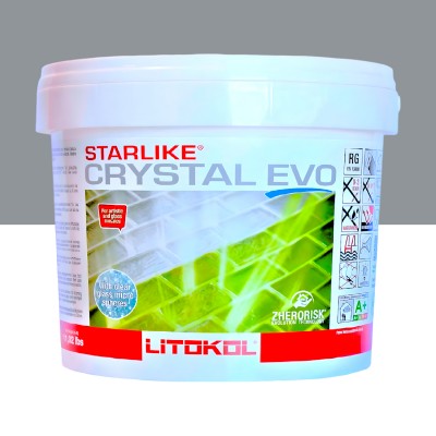 Епоксидна фуга Litokol Starlike EVO Color Crystal 800 сірий хамелеон 2,5 кг (CCEVOGSL02.5)