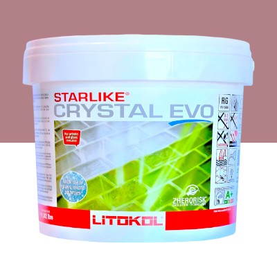 Епоксидна фуга Litokol Starlike EVO ColorCrystal 830 рожевий хамелеон 2,5 кг (CCEVORKY02.5)