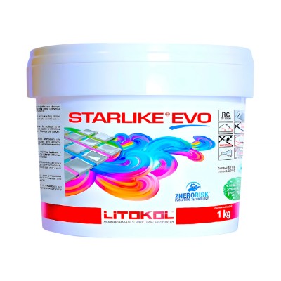 Епоксидна фуга Litokol Starlike EVO 100 екстра біла 1 кг (STEVOBSS0001)