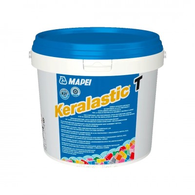 Плитковий поліуретановий клей Mapei Keralastic T Bianco R2T, білий, 5 кг (103505)