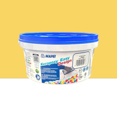 Епоксидний шовний заповнювач (фуга) MAPEI KERAPOXY EASY DESIGN №150, жовтий, 1,5 кг (5KB015015)