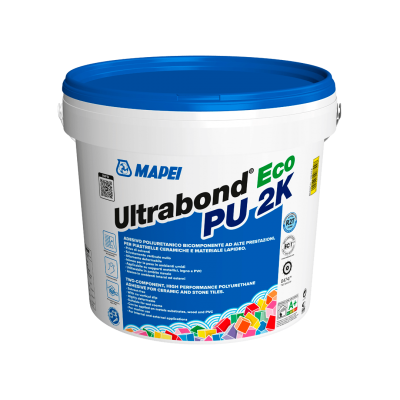 Двокомпонентний високоефективний поліуретановий клей Mapei Ultrabond ECO PU 2K White 10 кг (R2TU10)