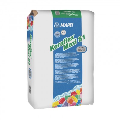 Цементний еластичний клей Mapei Keraflex Maxi S1 Grey 25 кг (094081125G)