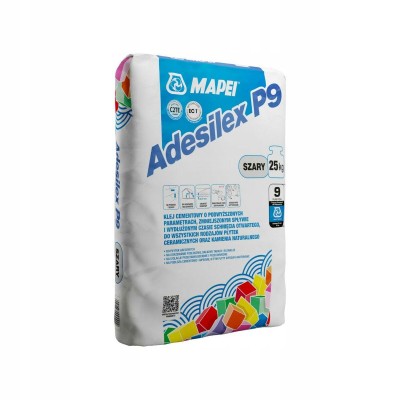 Цементний клей Mapei Adesilex P9 Grey 25 кг (094086525G)