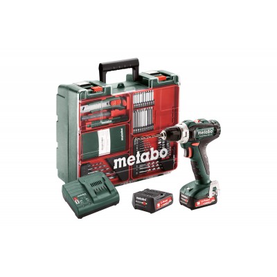 Акумуляторний дриль-шуруповерт Metabo PowerMaxx BS 12 Set (601036870) 