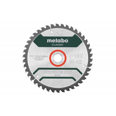 Пиляльний диск Metabo по дереву 165x20x1.8, 42 зуби (628026000)