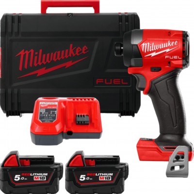 Шуруповерт ударний акумуляторний безщітковий MILWAUKEE M18 FID3-502X (4933479865)