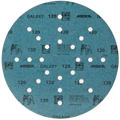 Круг керамічний шліфувальний (24 отворів) MIRKA Galaxy 225 мм. Р120, 1 шт. (FY68002512-1)