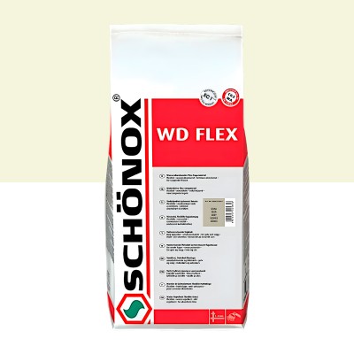 Затирка цементна еластична, Бежева  SCHÖNOX WD Flex / 4x5 kg (582562)