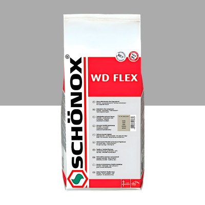 Затирка цементна еластична, Темно-Сіра SCHÖNOX WD Flex / 4x5 kg (582571)