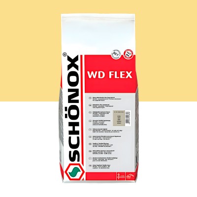 Затирка цементна еластична, Жасмін SCHÖNOX WD Flex / 4x5 kg (582576)