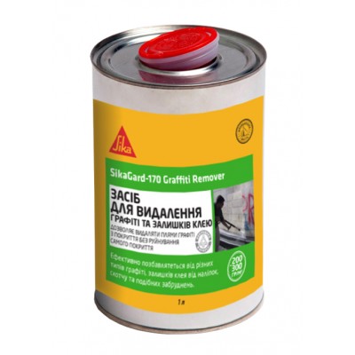 Змивка граффіті та залишків клеїв Sikagard®-170 Graffiti Remover 1 л (769182)