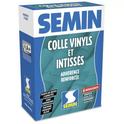 Сухий клей порошок для всіх видів вінілових шпалер Semin COLLE VINYLS ET INTISSES, уп. 300 г	(109708)