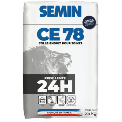 Шпатлевка для швов гипсокартона Semin CE 78 LENT, 25 кг. (94433)