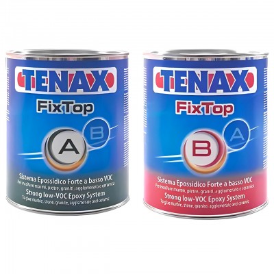 Епоксидний клей Tenax FixTop (Rivo 50) (A+B) Paglierino (бежевий), 1+1 л (04483)