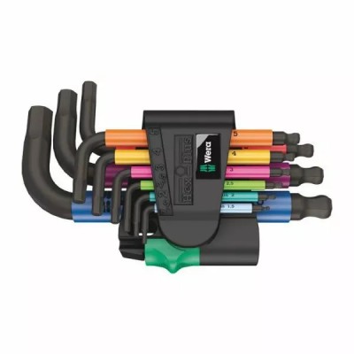 Набір Г-подібних ключів Wera BlackLaser 950/9 Hex-Plus Multicolour 2 (05133164001) 