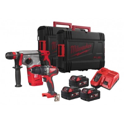 Набор аккумуляторных инструментов MILWAUKEE M18 BLPP2C2-503X (4933492527)