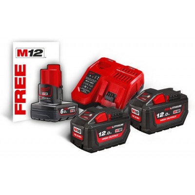 Енергокомплект Milwaukee M18 NRG-122 Li-Ion 12Ач (4933464261)