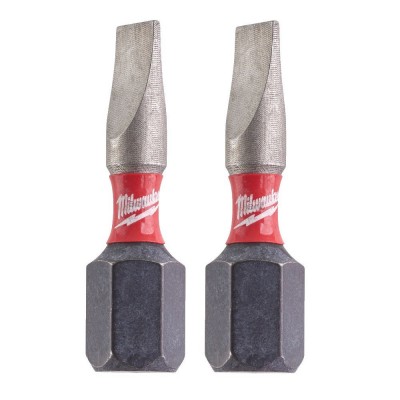 Насадка SL1,2x6,5 MILWAUKEE SHOCKWAVE 25 мм, 2 шт (4932430903)