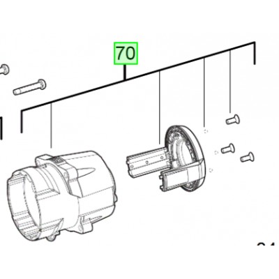 Корпус редуктора/Milwaukee M18 FMTIW2P12