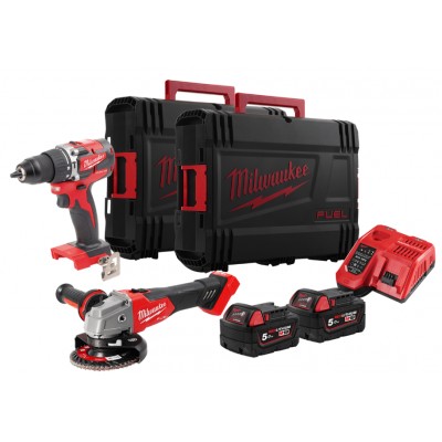 Набор аккумуляторных инструментов MILWAUKEE M18 FPP2BG-502X (4933492522)