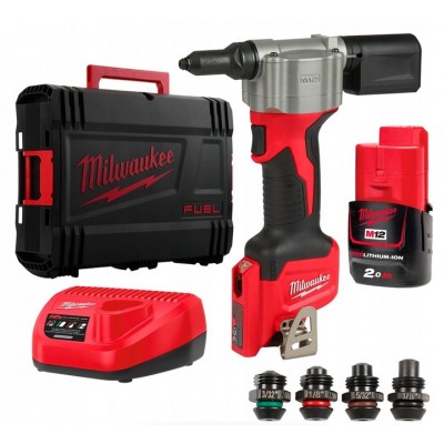 Акумуляторний заклепник Milwaukee M12 BPRT-201X (4933464405)