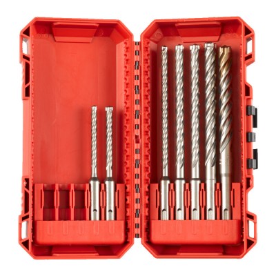 Набор из 7 буров SDS+ MX4 Set 1 (Ø 5 / 6 x 115 mm, Ø 6 / 8 / 8 / 10 x 165 mm, Ø 12 x 160)  MILWAUKEE (4932492113)