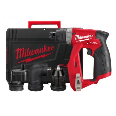 Дриль-шуруповерт зі знімними насадками, 34 Нм, MILWAUKEE M12 FUEL (4933471332)